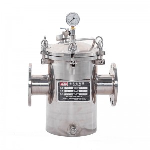 Stainless steel basket filter strainer, hair collector for water treatment